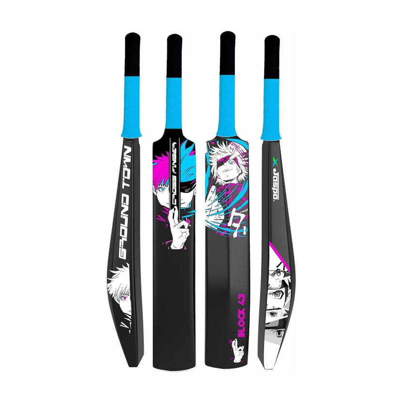 Jaspo Fumes Premium Hard Plastic Cricket Full Size Bat for All Age Groups PVC/Plastic Cricket  Bat For 15+ Yrs(850.0 g)