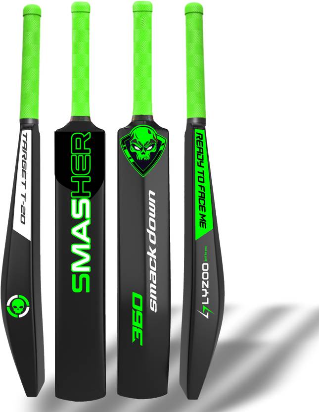 Lyzoo Smasher Heavy Duty PVC/Plastic Cricket Bat, Full Size(34"x4.5Inch