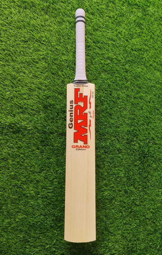 VVM Mrf Hard Tennis Kashmiri Willow Bat Kashmir Willow Cricket  Bat For 15+ Yrs(950 g)