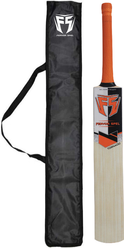 Fervor Spel ( LH ) Kashmir Willow Cricket  Bat For 15+ Yrs(1.3 kg)