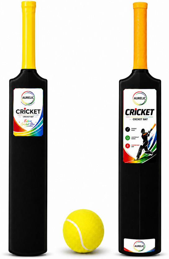 AURELIC A_BAT_6 PVC/Plastic Cricket  Bat For 12 - 14 Yrs(.650 g)