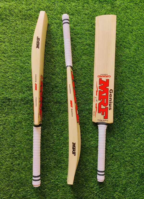 ISBN NEW CLASSIC RED KASHMIRI WILLOW BAT FOR HARD TENNIS 1000-1100g Kashmir Willow Cricket  Bat For 15+ Yrs(900-1100 g)