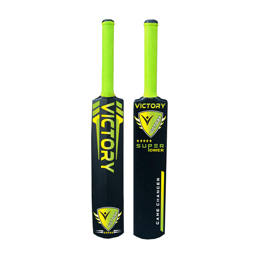 VICTORY SUPER Kids Junior ( Size - 5) ( 7yr - 11 yr ) PVC/Plastic Cricket  Bat For 9 - 11 Yrs(400 g)