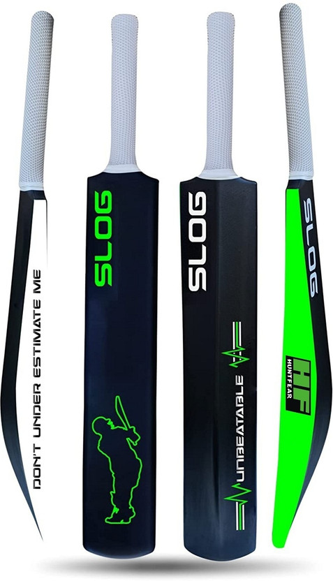 HF THE ORIGINAL Slog Full Size (Ideal for 15+) Hard PLastic For tennis Ball PVC/Plastic Cricket  Bat For 15+ Yrs(850 g)
