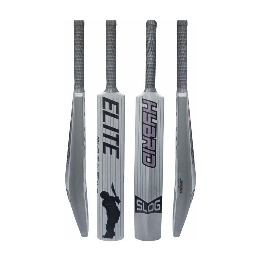 Jaspo Slog Elite Hybrid Bat, PU Filled Premium Hard plastic Full size PVC/Plastic Cricket  Bat For 15+ Yrs(850 g)