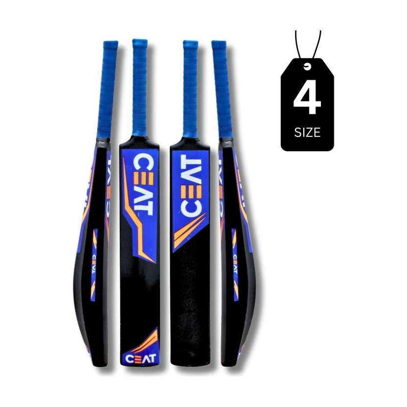 HRSGS Hitman Hard Plastic/Fiber Tennis Ball Cricket Bat for Kids PVC/Plastic Cricket  Bat For 9 - 11 Yrs(500-600 g)