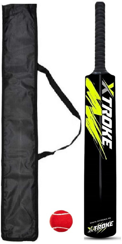 XTROKE Natural Popular Willow Cricket Bat With Ball & Bat Cover (1000 To 1200 g) Poplar Willow Cricket  Bat For 15+ Yrs(0.85 kg)