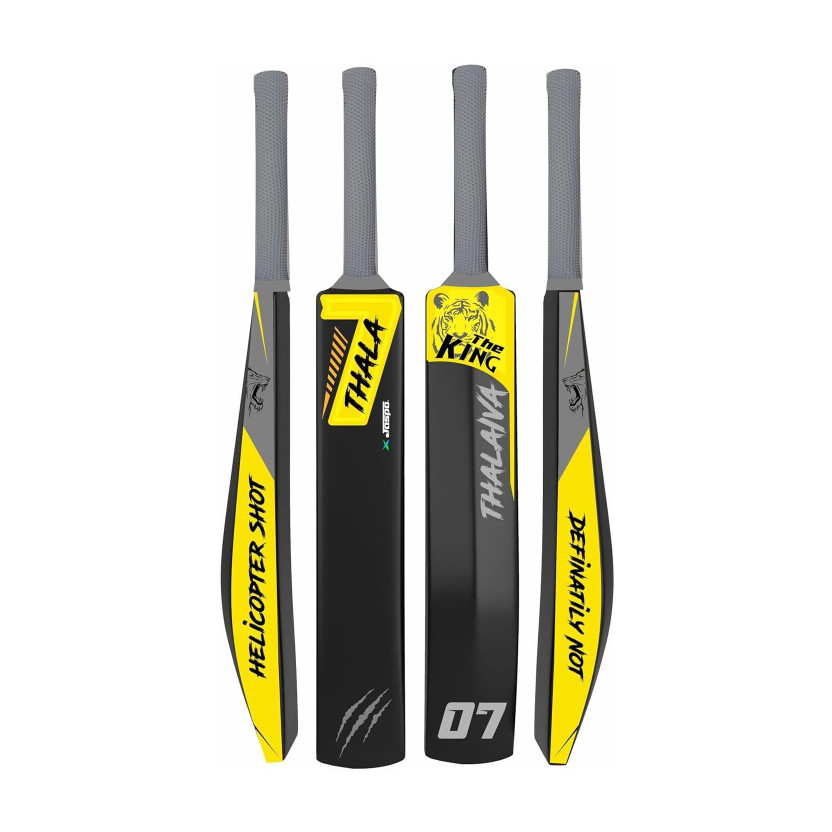 Jaspo Fumes Premium Hard Plastic Cricket Full Size Bat for All Age Groups PVC/Plastic Cricket  Bat For 15+ Yrs(850.0 g)