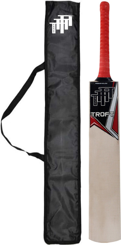 TrofT power With Free Bat Cover ( LH ) Kashmir Willow Cricket  Bat For 15+ Yrs(1230 - 1270 g)