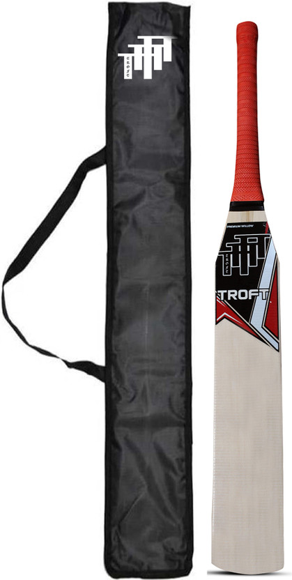 TrofT V-SHAPED Mongoose Kashmir Willow Cricket  Bat For 15+ Yrs(1100 g)
