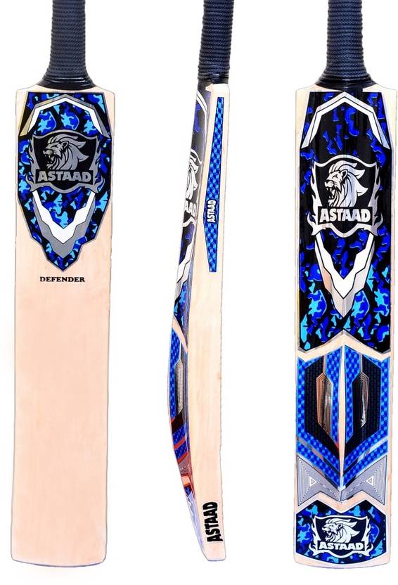 Astaad The Defender finest Kashmir willow Hard tennis ball cricket bat