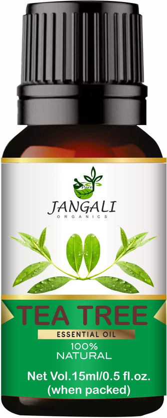 Pure Jangali Organics Tea Tree Essential Oil | Hair Growth, Skin, Face Acne (15)ml(15 ml)