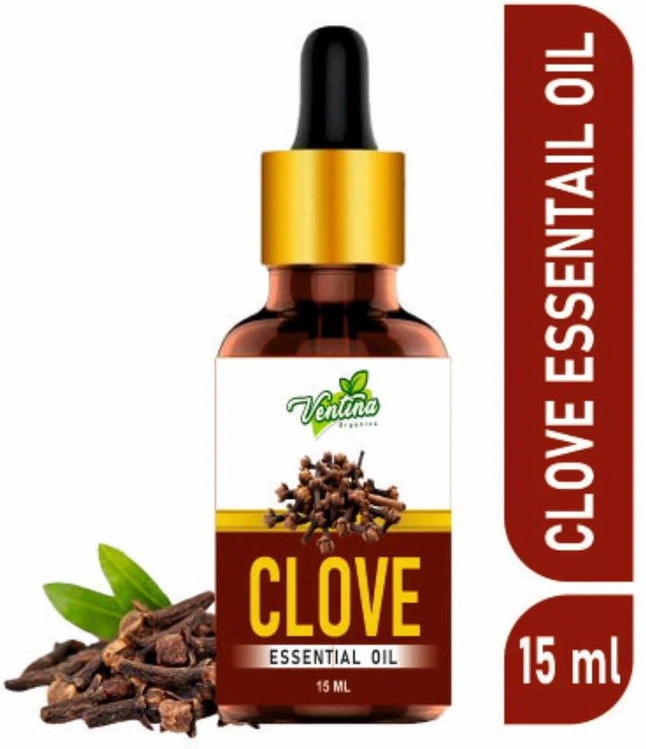 Ventina Organics Clove Essential Oil 100% Natural & Pure for Teeth,Skin and Hair(15 ml)