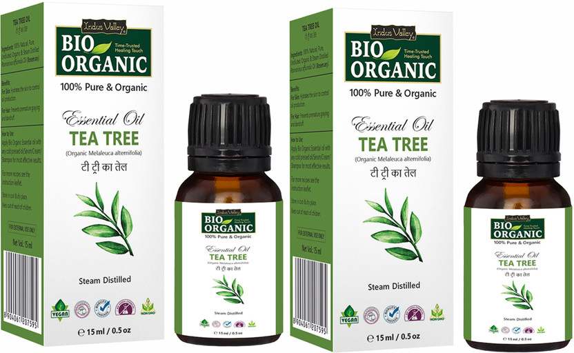 Indus Valley 100% Virgin Tea Tree Essential Oil - Twin Pack(30 ml)