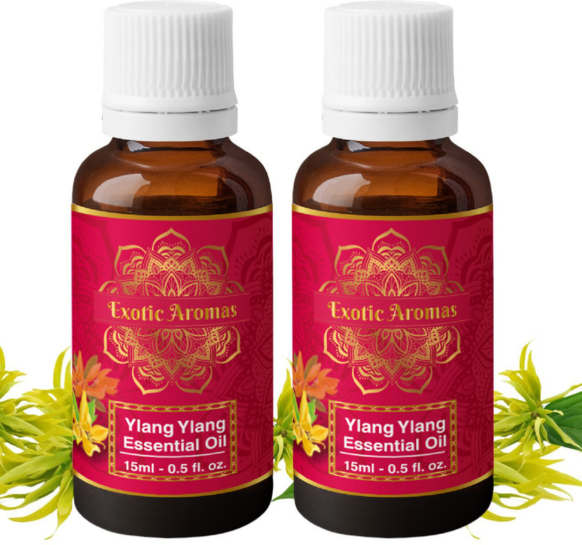 Exotic Aromas Ylang Ylang Essential Oil for Hair Strengthening, Acne Control & Aromatherapy(30 ml)