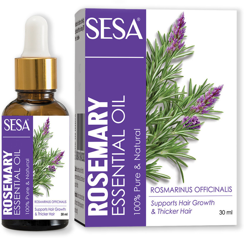 SESA 100% Pure Rosemary Essential Oil For Hair Growth & Nourishment, Face and Skin(30 ml)