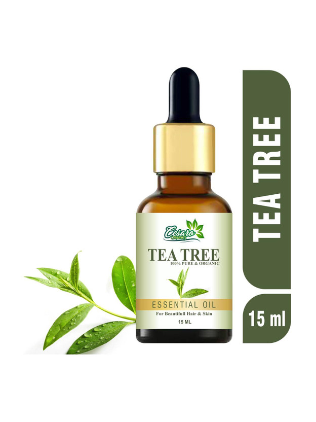 Cesaro Organics Tea Tree Oil for Skin, Hair and Acne care - Tea-Tree Essential Oil(15 ml)