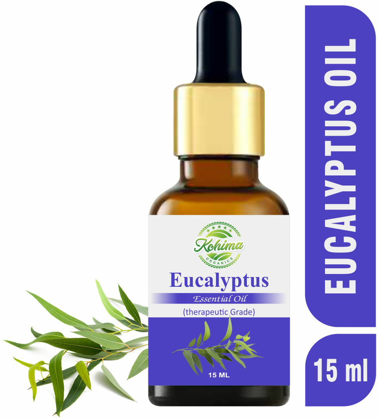 Kohima Organics Eucalyptus Essential Oil 100% Pure for Cough, Colds, Clear Breathing, Joint Pain(15 ml)
