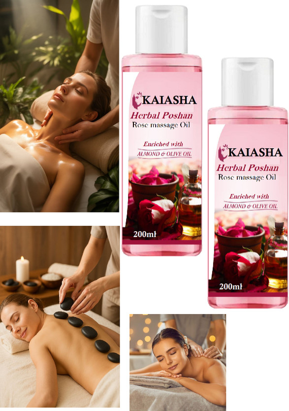 KAIASHA KAIASHA Perfect Spa Massage Oil for Men & Women – All Skin Types(400 ml) - Flipkart Deal