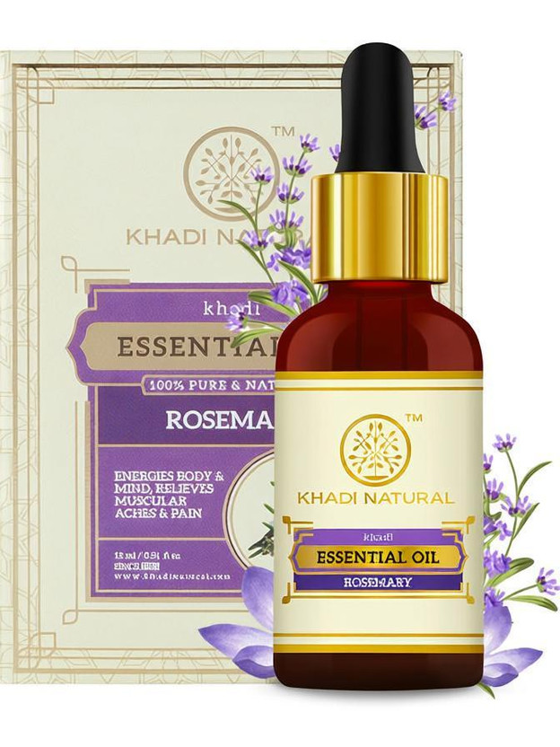 KHADI NATURAL Rosemary Essential Oil for Hair & Skin Care(15 ml)