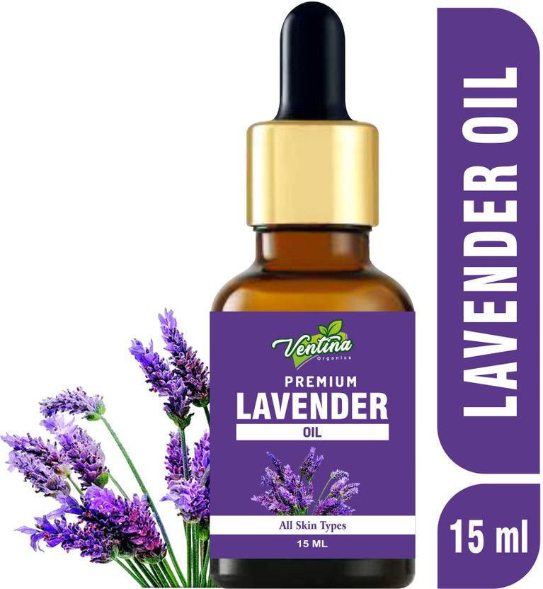 Ventina Organics Best Lavender Essential Oil, 100% Natural & Pure, for Hair, Skin, Face(15 ml)