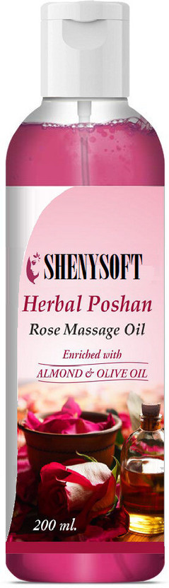 sheny soft Turn Every Night Into a Spa Night rose massage oil for womens(200 ml)