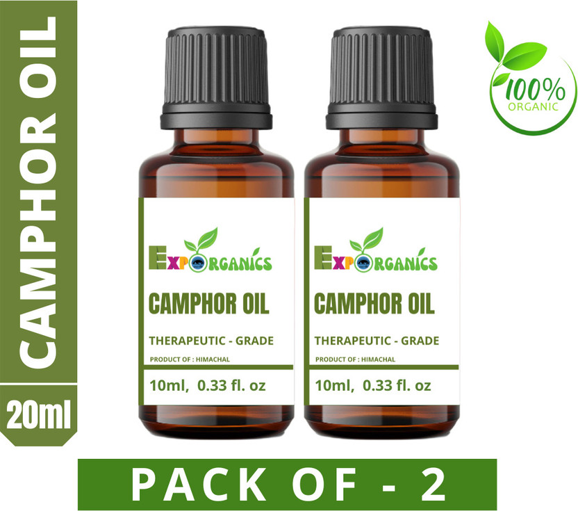 Expo Organics Pure & Natural Camphor Essential Oil | 100% Natural Therapeutic Grade Oil(20 ml)