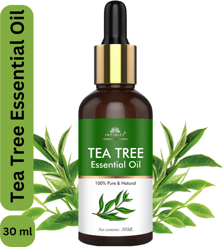 INTIMIFY Tea Tree Essential Oil for Hair Growth, Face, Skin Care, 100% Pure & Natural(30 ml)