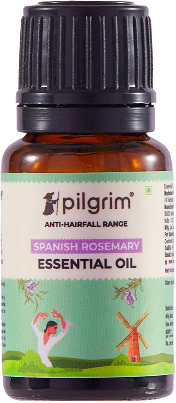Pilgrim Spanish Rosemary Essential Oil for Healthy & Strong Hair(10 ml)