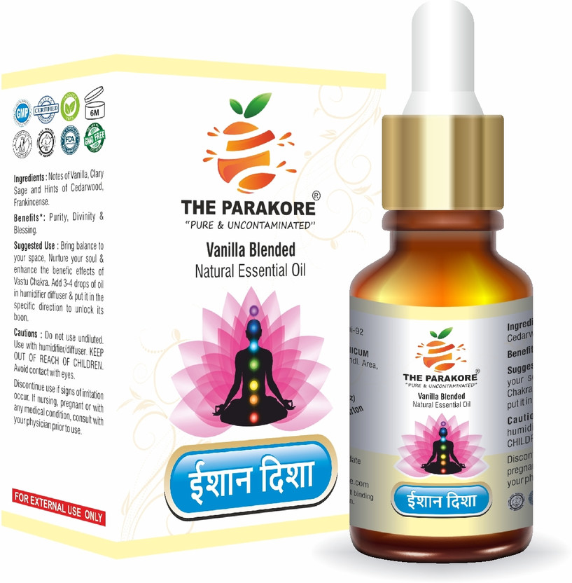 The Parakore Ishan Disha (North-East) Vastu [Vanilla Blended Natural Essential Oil](30 ml)