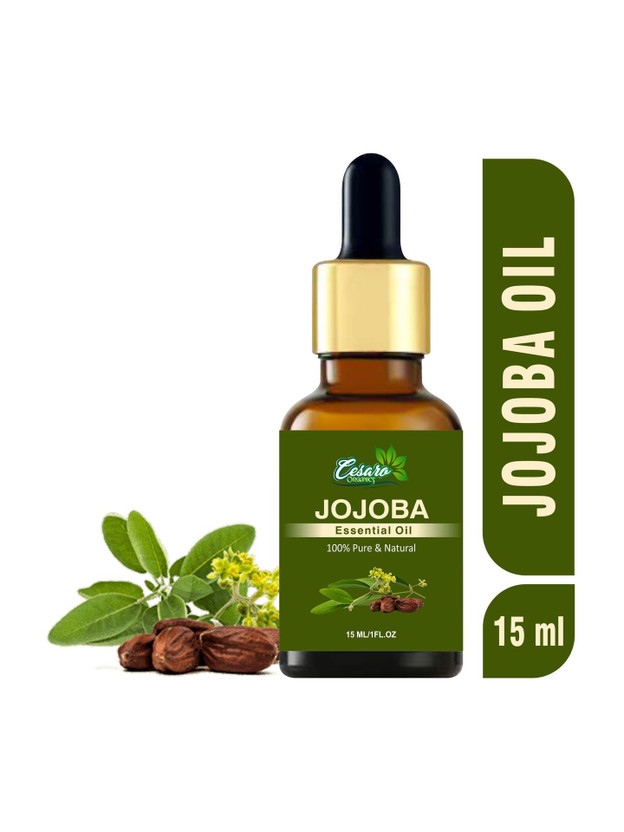 Cesaro Organics 100% Pure Cold Pressed Natural Unrefined Jojoba Oil(15 ml)