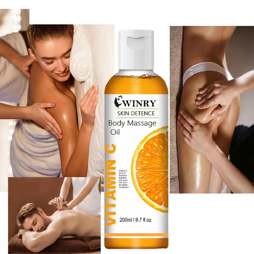 winry full-body, spa massage. Stress Body Massage VITAMIN -C Oil(200 ml)