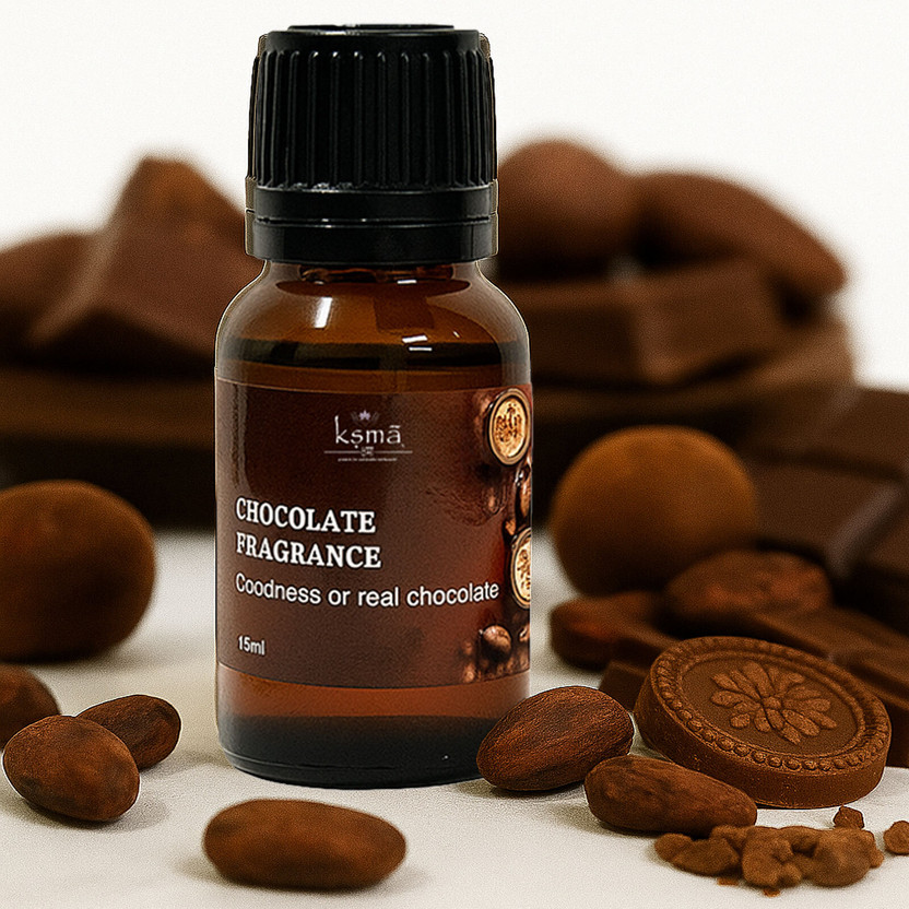 KSMA Chocolate Fragrance 15ml for Candle Making, Soap, Lotion, Moisturiser(15 ml)