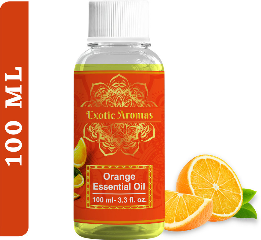 Exotic Aromas Orange Essential Oil, 100% Pure and Natural, For Aromatherapy , Skin & Hair(100 ml)
