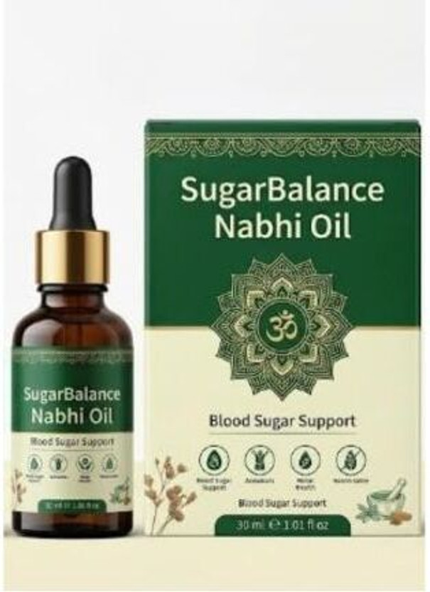 BOUQIE SugarBalance Nabhi Oil Ayurvedic Herbal Navel Care Wellness Blend External(60 ml)