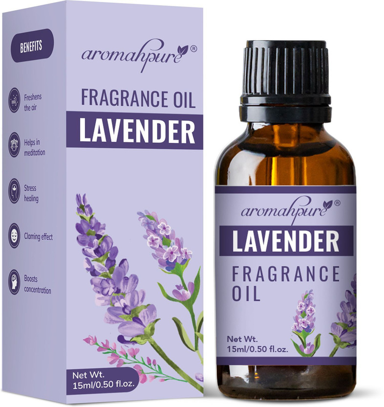 Aromahpure Fragrance oil best for Aromatherapy 100% Organic Oil Helps in Calm |Lavender(15 ml)