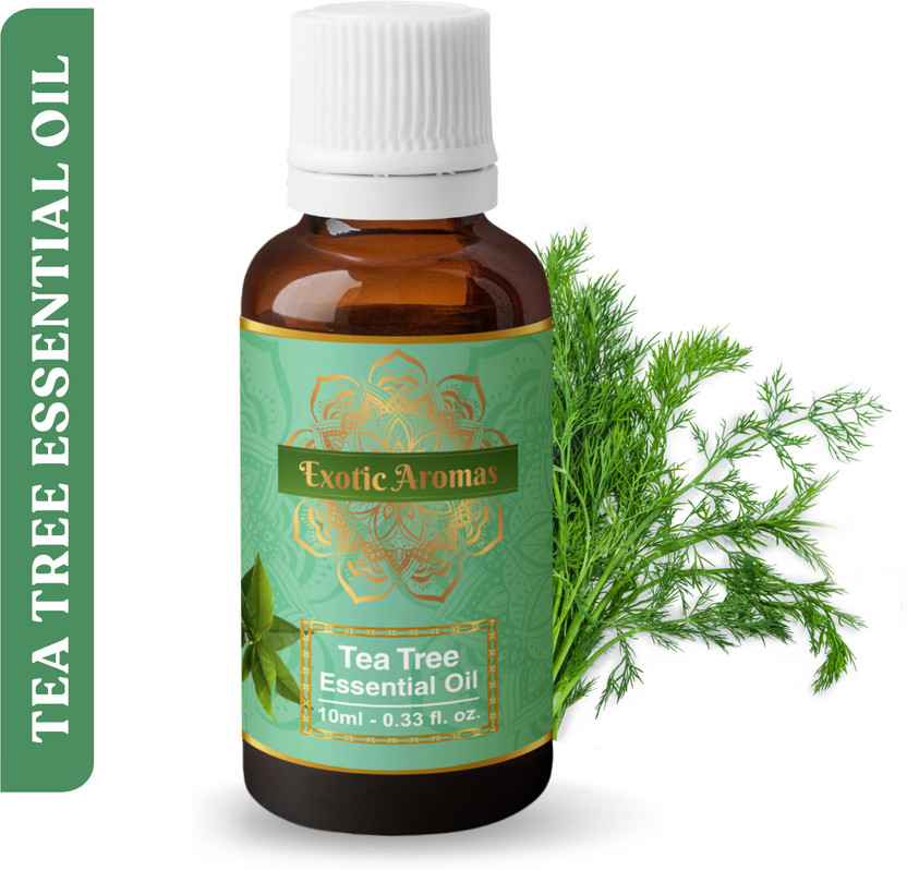 Exotic Aromas Tea Tree Essential Oil, 100% Pure and Natural, For Aromatherapy , Skin & Hair(10 ml)