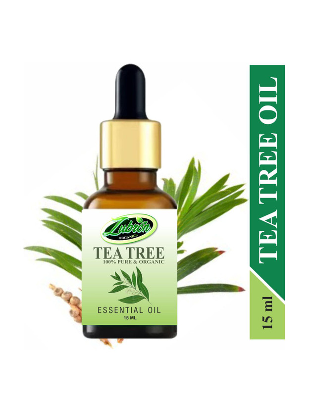 Zubron Organics Tea Tree Oil for Skin, Hair and Acne care(15 ml)