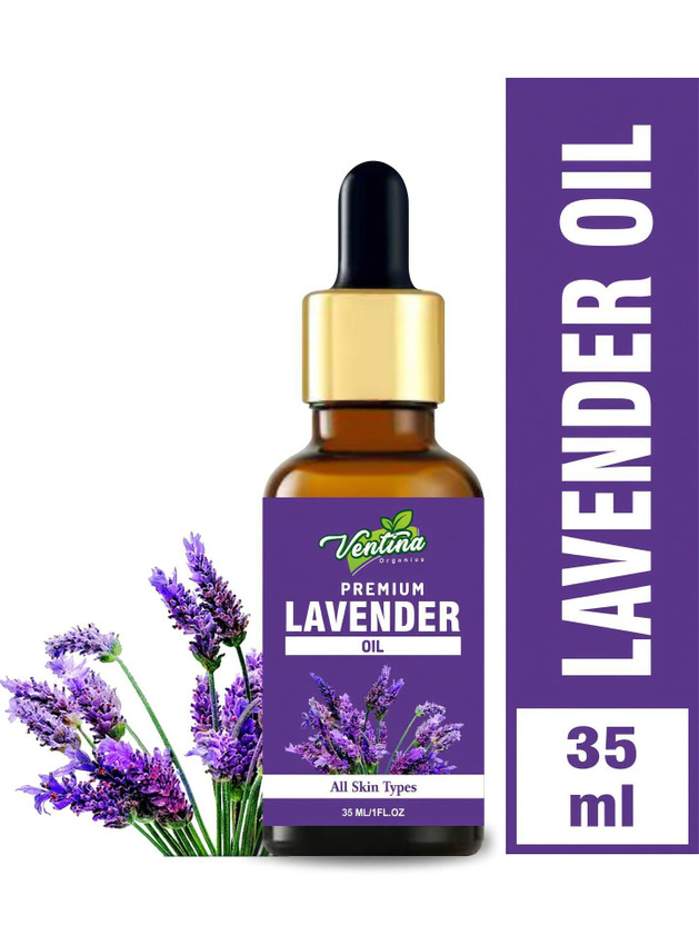 Ventina Organics Best Lavender Essential Oil, 100% Natural & Pure, for Hair, Skin, Face (35 ml)(35 ml)