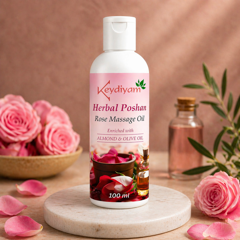keydiyam Body Massage Oil with Italia Treats Body Pain Muscles Smooth Skin(100 ml)