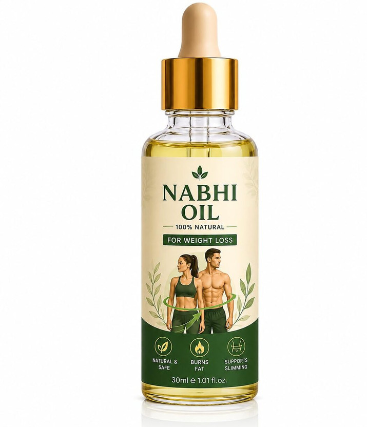 fibrosan fibrosan Nabhi oil for weight loss | Ayurvedic Belly Button Oil for Fat burn, Bloating Relief | Metabolism Booster & Body Detox For Men & Women(60 ml) - Flipkart Deal