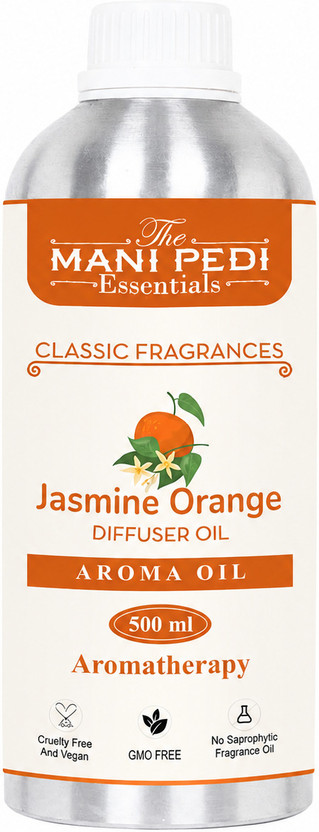 The The Mani Pedi Essentials Orange Aroma Diffuser Oil Promotes Relaxation, Calmness Home Fragrance - 500ml(500 ml) - Flipkart Deal