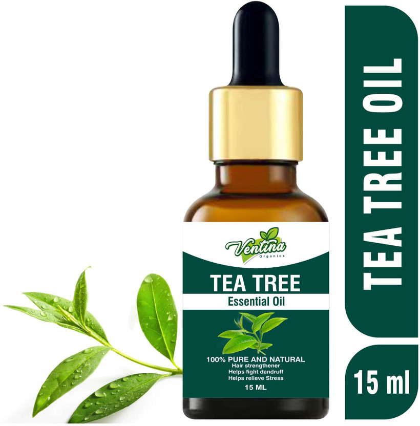 Ventina Organics Tea Tree Oil for Skin, Hair and Acne care - Tea-Tree Essential Oil(15 ml)
