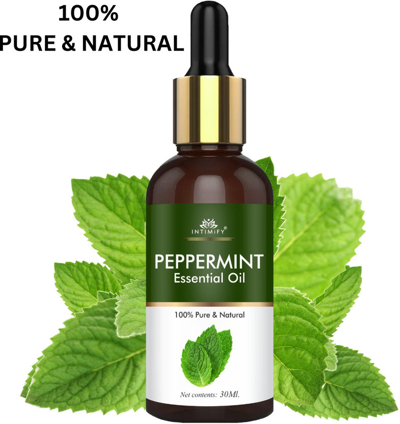 INTIMIFY Peppermint Essential Oil, Peppermint Oil For Hair Growth, Cold, Face, Skin Care(30 ml)