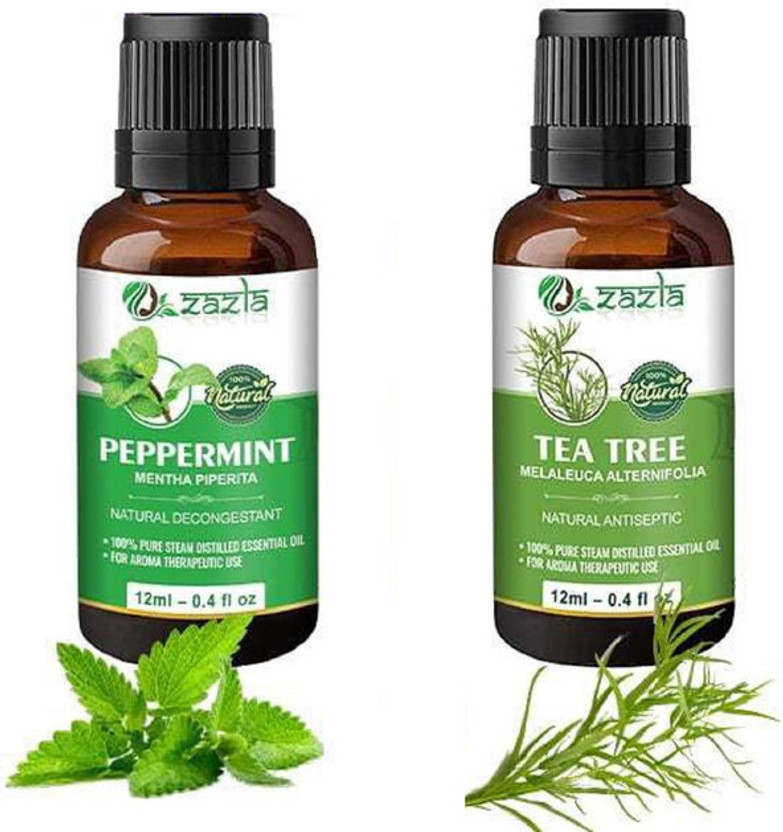 Zazla Essential Oil Peppermint & Tea-Tree(24 ml)