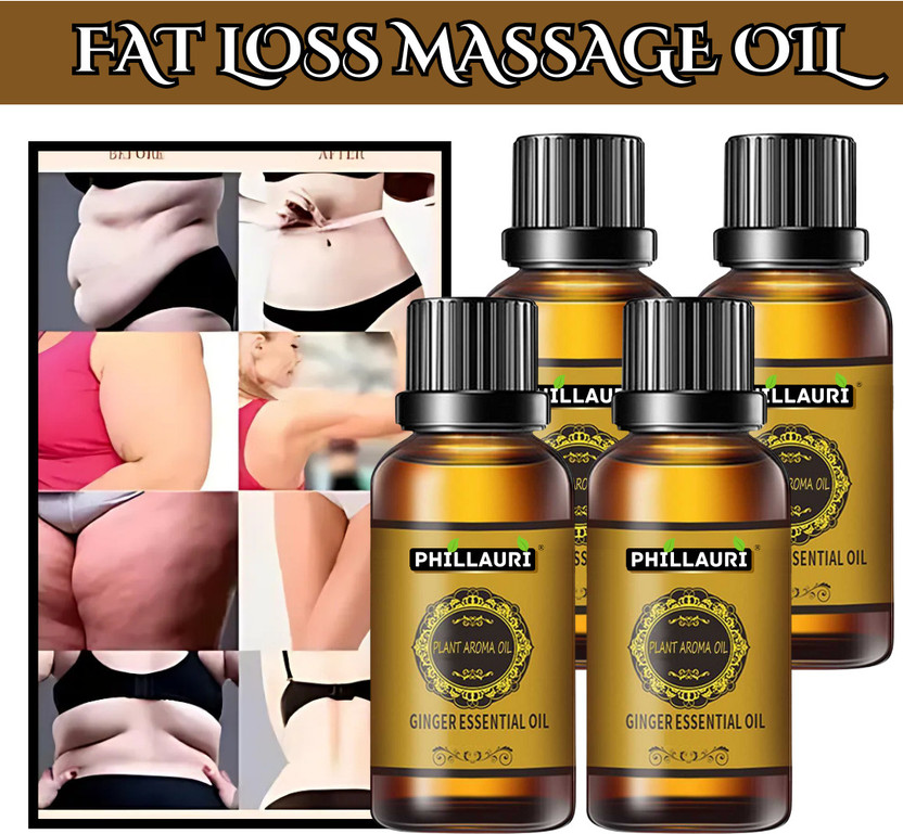 Phillauri Weight Loss Massage Oil, Fat Loss, Sliming Ginger Massage Oil(120 ml)