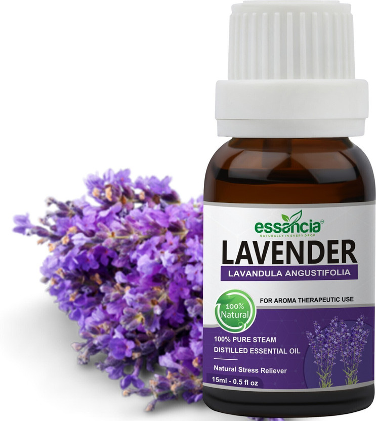 essancia Lavender Essential Oil for Relaxation, Sleep, Laundry, Meditation, Massage, Dry Skin, and Aromatherapy. 100% Pure, Natural, Undiluted and Therapeutic Grade Essential Oil(15 ml)
