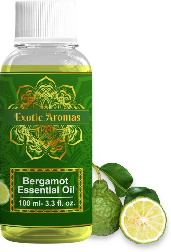 Exotic Aromas Bergamot Essential Oil for Healthy Hair, Face, Skin, Diffuser, Candles, Soap(100 ml)