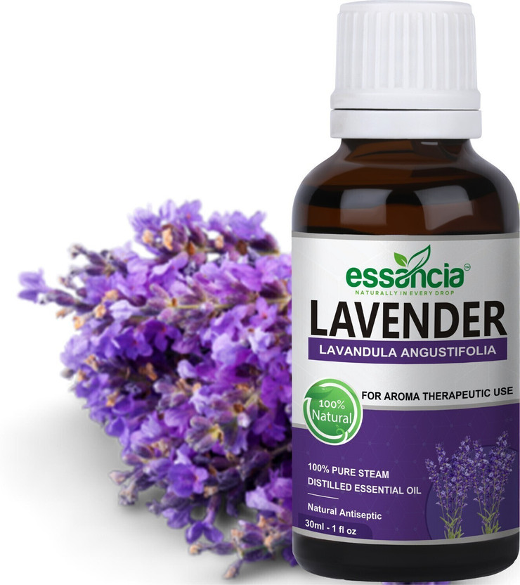 essancia Lavender Essential Oil for Relaxation, Sleep, Laundry, Meditation, Massage, Dry Skin, and Aromatherapy. 100% Pure, Natural, Undiluted and Therapeutic Grade Essential Oil(30 ml)