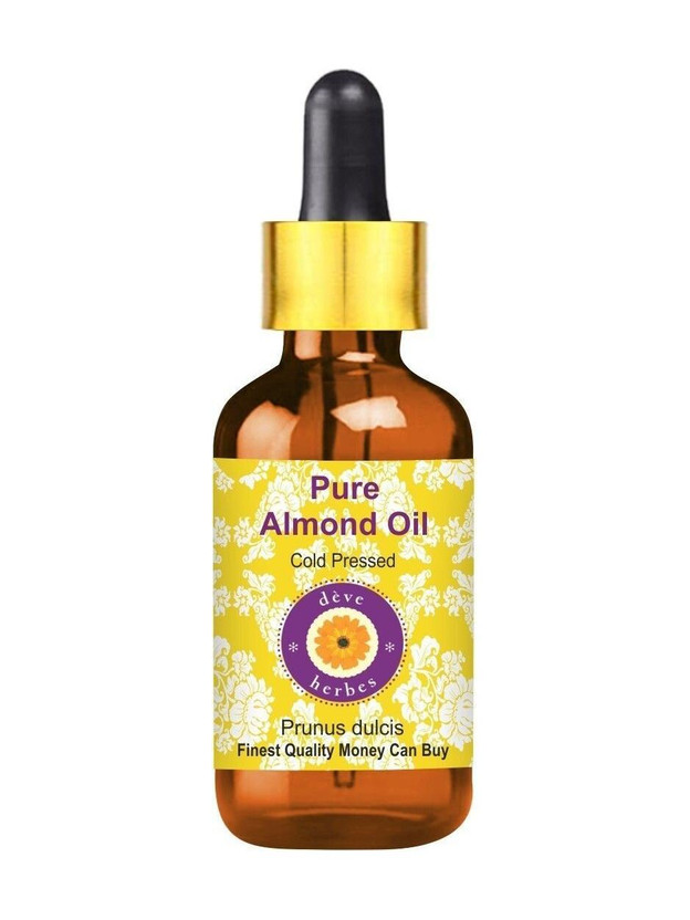 deve deve herbes Pure Almond Oil (Prunus dulcis) with Glass Dropper 100% Natural Therapeutic Grade Cold Pressed(50 ml) - Flipkart Deal